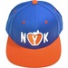 Image of NYK BLUE & ORANGE SNAPBACK