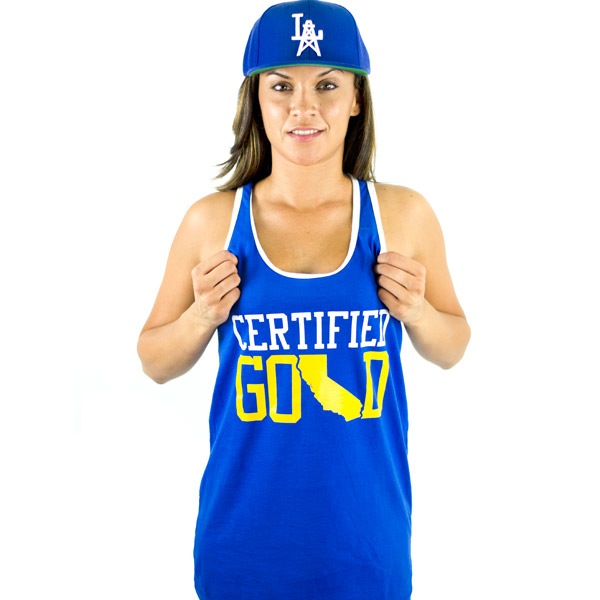 Image of Certfied Gold Royal Blue Tank